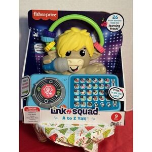 Fisher Price Link Squad A to Z Yak Musical Learning Toy W/ 115 Songs New In Box‎